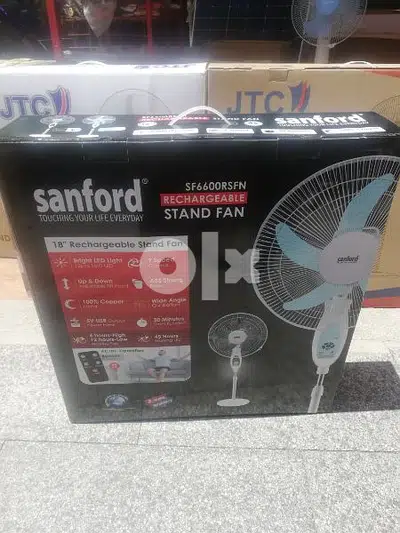 Sanford Japan Rechargeable Fan 76-969O37