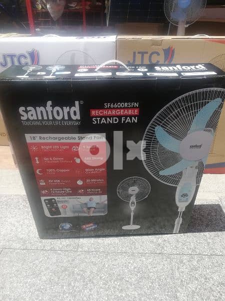 Sanford Japan Rechargeable Fan 76-969O37 0