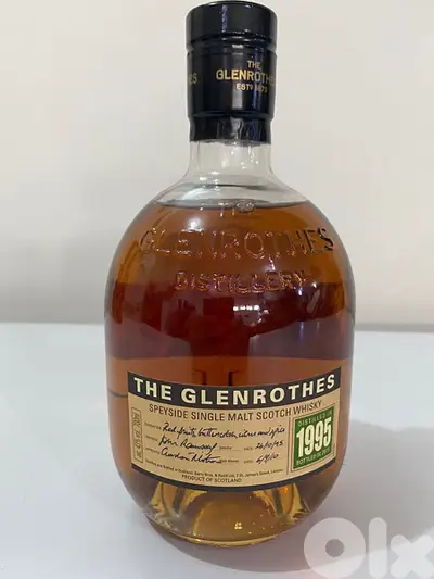 rare antique bottle 1995 glenrothes limited