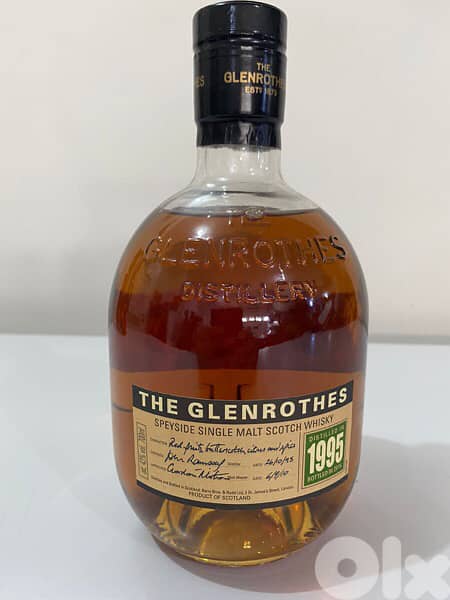 rare antique bottle 1995 glenrothes limited 0