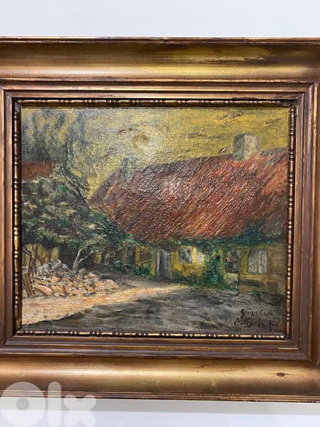 original George Cyr oil on canvas 1
