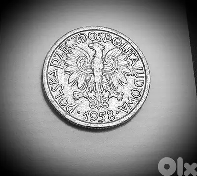 1958 Poland 2 Zlotych coin