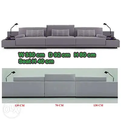 Sofa Large كنباية عرض ٣٣٠ سنتم