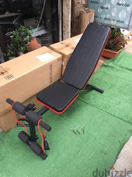 bench adjustable from abs till sholders new heavy duty good quality 3