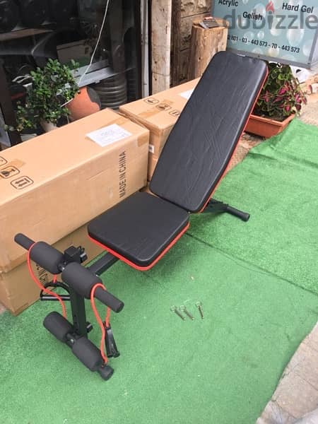 bench adjustable from abs till sholders new heavy duty good quality 4