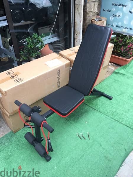 bench adjustable from abs till sholders new heavy duty good quality 5