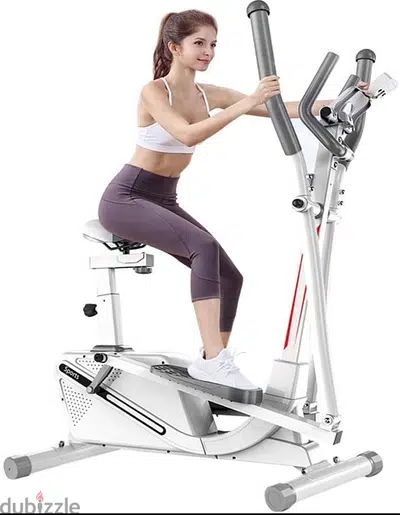 Dripex Cross Trainer Machine - 2in1 Elliptical Exercise Machine 8 lvls
