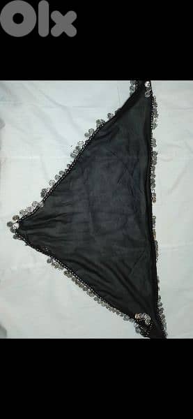 vintage coin scarf triangle shape 50*115cm 4