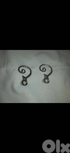 Earrings barrem 3al dayne silver/gold mawjoud 2