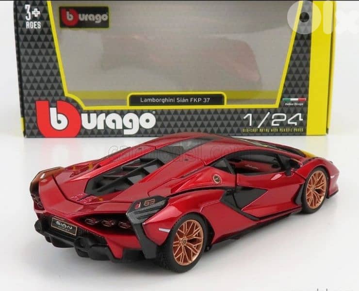 Lamborghini Sian diecast car model 1:24. 1