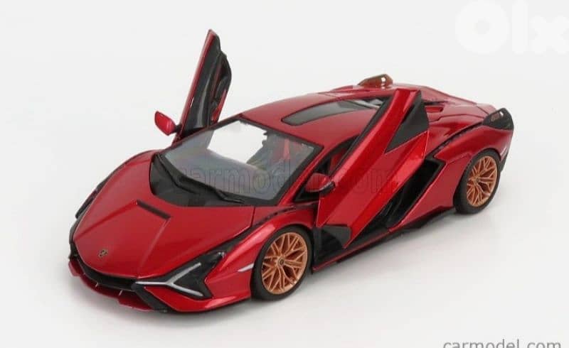 Lamborghini Sian diecast car model 1:24. 3