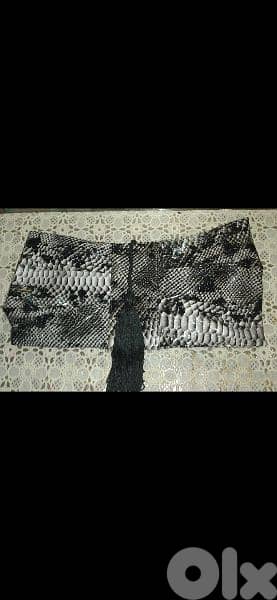 clutch bag snake skin medium size 6