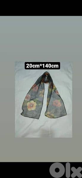scarf chiffon sizes are on photos  3=15$ 3
