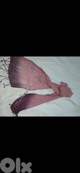 pink ombre scarf 40*170cm 4