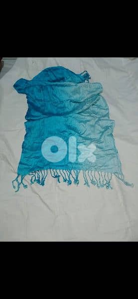 scarf blue ombre scarf  65*175cm 2