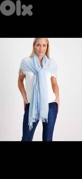 sea blue foulard 55*155cm 1