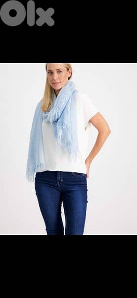 sea blue foulard 55*155cm 4