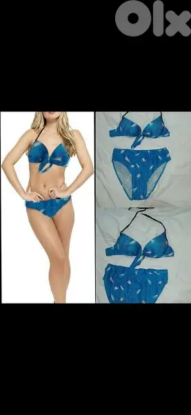 blue swimsuit size m l xl
