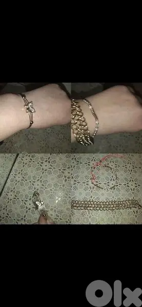 bracelet gold bracelets 3= 15$