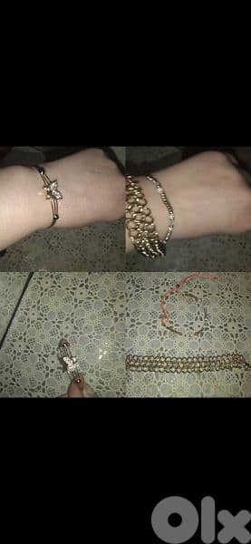 bracelet gold bracelets 3= 15$ 0
