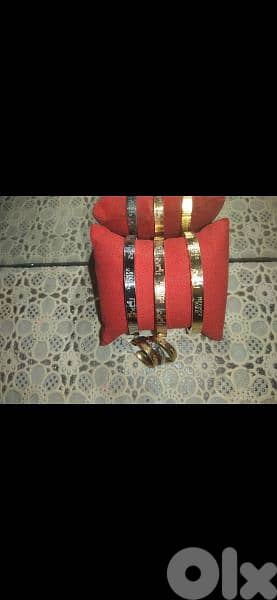 3 bracelets 3 rings hermes copy with box 6