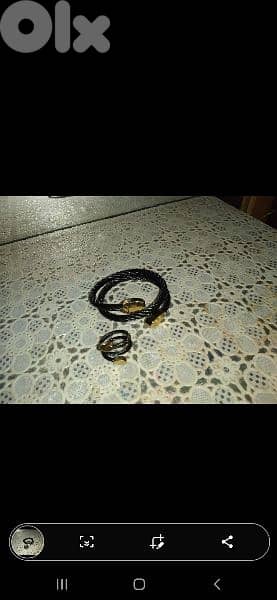 bracelet set bracelet and ring twisted 7