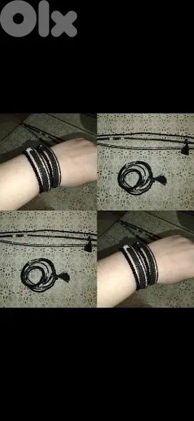 bracelet multilayers bracelets black magnetic buckle