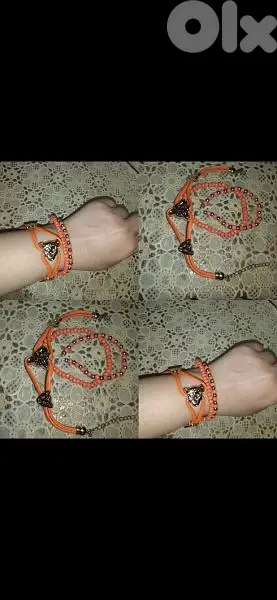bracelet set orange