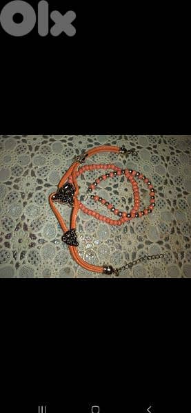 bracelet set orange 4