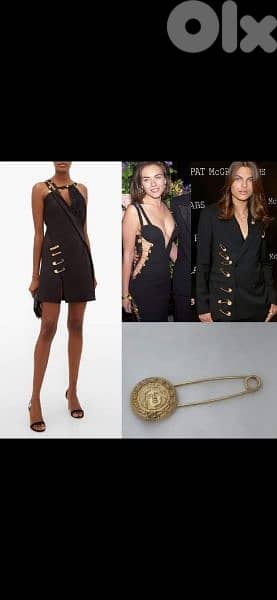 brooch versace copy pin only in gold 0
