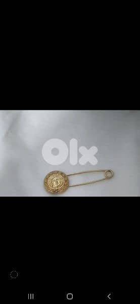 brooch versace copy pin only in gold 5