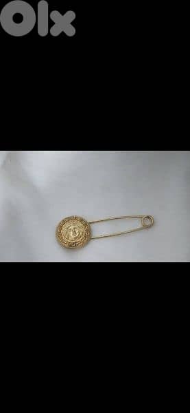 brooch versace copy pin only in gold 7