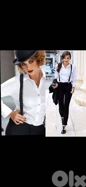 belt suspenders black with strass 0