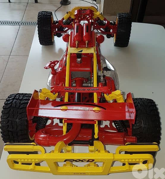 exchange on rc car, rc car,  BAJA 5B 1/5 , Fully upgraded , new in box 1
