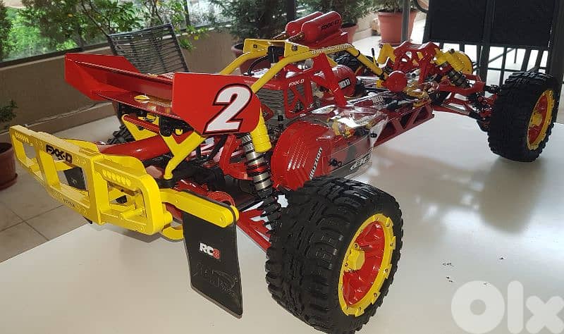 exchange on rc car, rc car,  BAJA 5B 1/5 , Fully upgraded , new in box 2