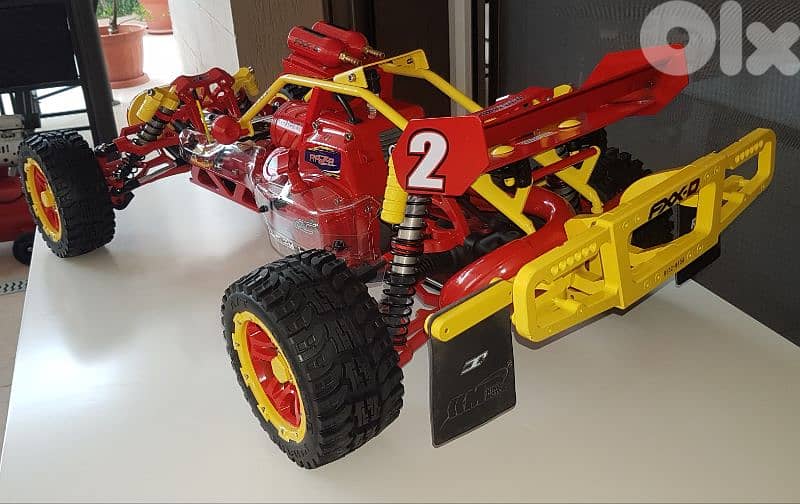 exchange on rc car, rc car,  BAJA 5B 1/5 , Fully upgraded , new in box 4
