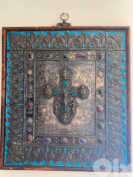 Bible cover solid silver 19th century 0
