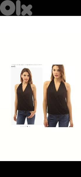 top halter neck lycra bas aswad s to xxL terke 0
