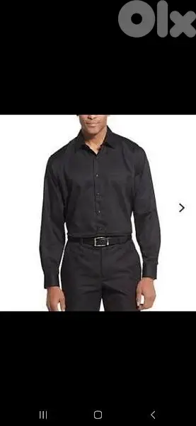 Van Heusun fitted shirt black s to xxL