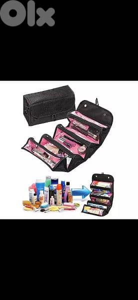 make up bag huge size black bas 1