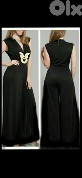 overall aswad ejjer wes3a cotton lycra m l xl xxl