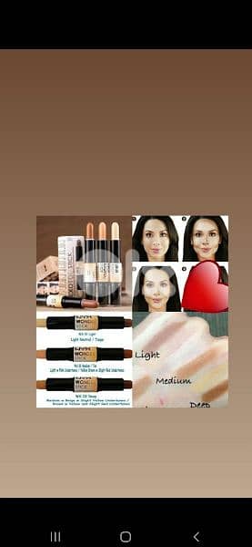 NYX double stick contouring 0