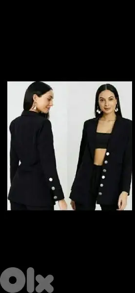 jacket blazer black oversized s to xxL