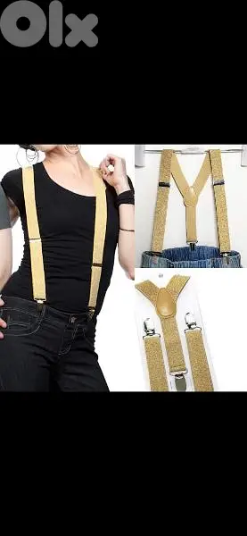 belt suspenders hold colour adjustable