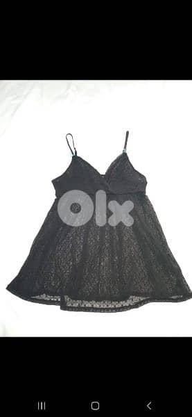 Amis black mousline lycra lingerie s to xxxL 3