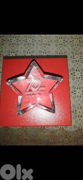 crystal Baccarat from duty free with bag dt 1