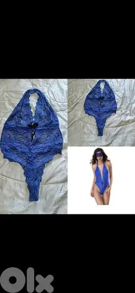 bodysuit blue only s to xxL