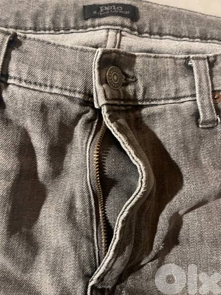 Polo RL grey slim jeans  size 36 great condition 6