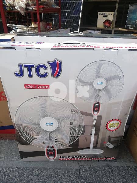 JTC 18 rechargeable Fan big battery 76-969O37 0