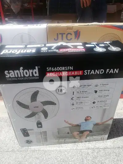 Sanford Rechargeable Fan 76-969O37